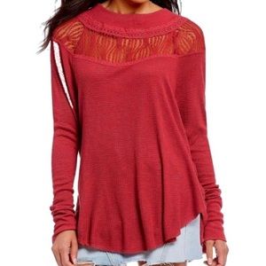 Free People Cochineal Top. S/P